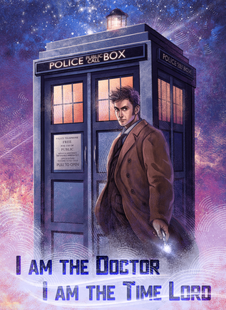 Открытка "Doctor Who: The 10th Doctor"