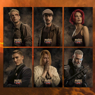 Набор постеров по фильму "Майор Гром: Игра" (6шт)