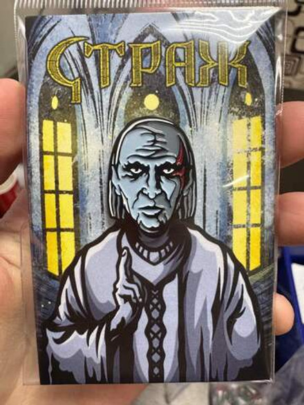 Металлический пин "Страж: Проповедник"