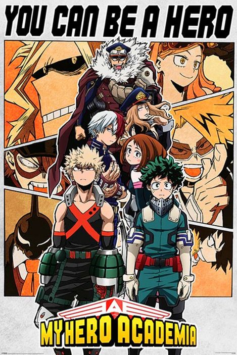 Лицензионный постер (324) My Hero Academia (Be a Hero)