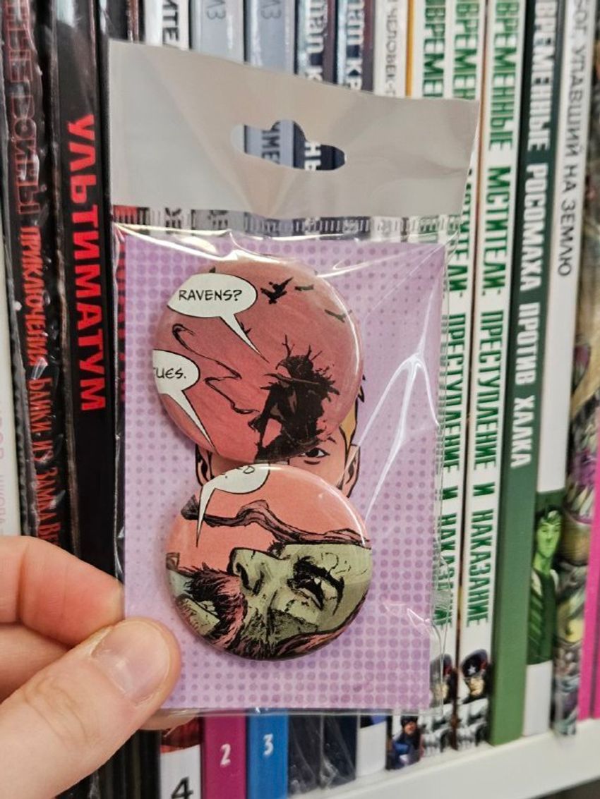 Набор значков из комикса Lucifer (2018) #2