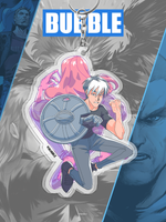 Акриловый брелок "Экслибриум: Соловей и Саша" (двухсторонний)