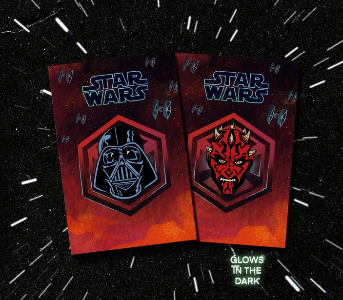 Набор пинов &quot;Star Wars Dark Side GITD&quot;