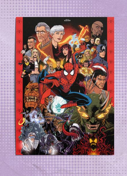 Открытка "Ultimate Spider-Man Tribute"