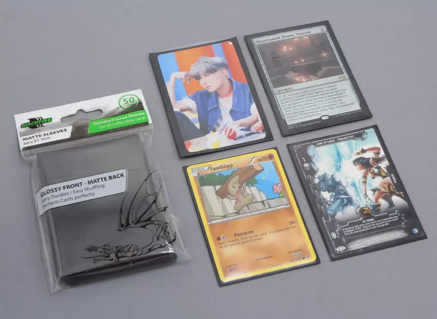 Протекторы Blackfire 66x91 мм 50 шт.