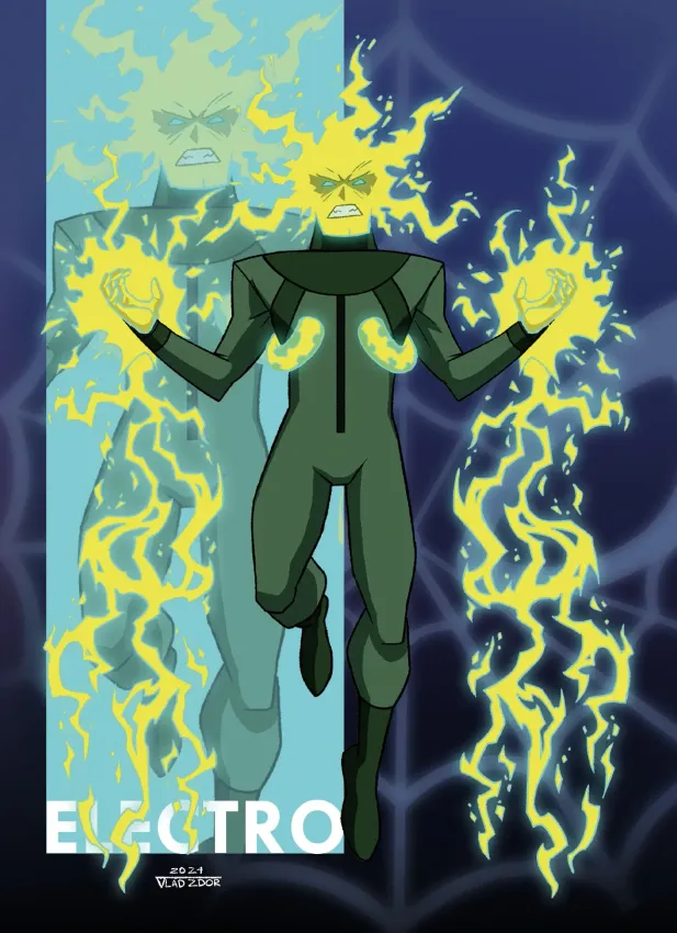 Открытка "Spectacular Spider-Man: Electro" Открытка "Spectacular Spider-Man: Electro"