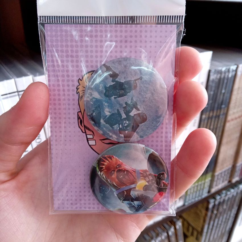 Набор значков из комикса Guardians of the Galaxy #18