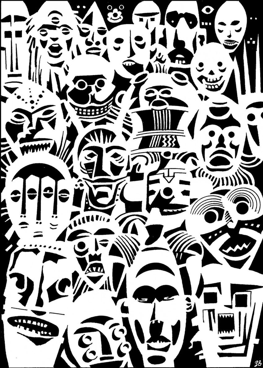 Снежный человек (обложка для магазинов комиксов)