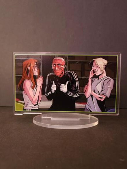 Акриловый стенд "Союзники: Ника, Джош и Лотта"
