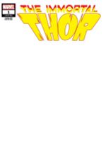 Immortal Thor #1 Blank Variant