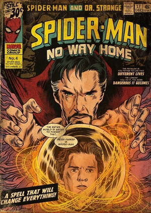 Постер "Spider-Man: No Way Home - "Doc Oc / A Spell" двусторонний
