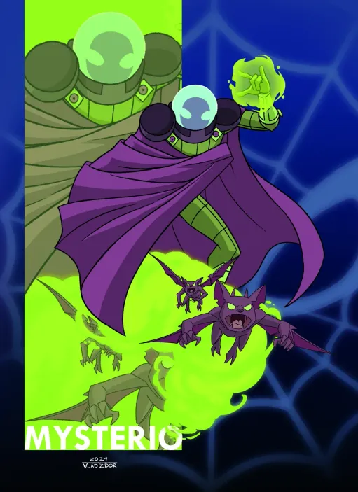 Открытка &quot;Spectacular Spider-Man: Mysterio&quot;