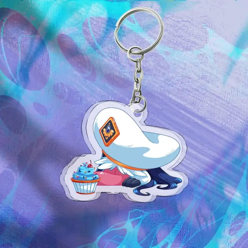 Акриловый брелок "Arcane: Caitlyn Porodized"