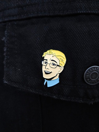 Металлический пин "BUBBLE #03: Дима Дубин"