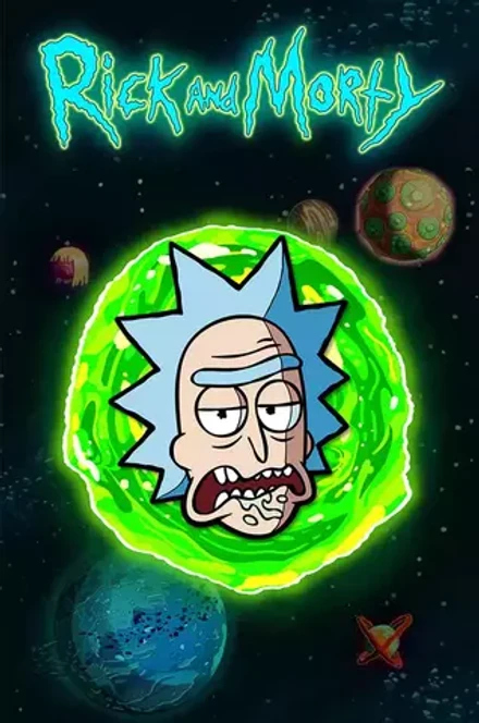 Металлический пин "Rick and Morty: Rick"