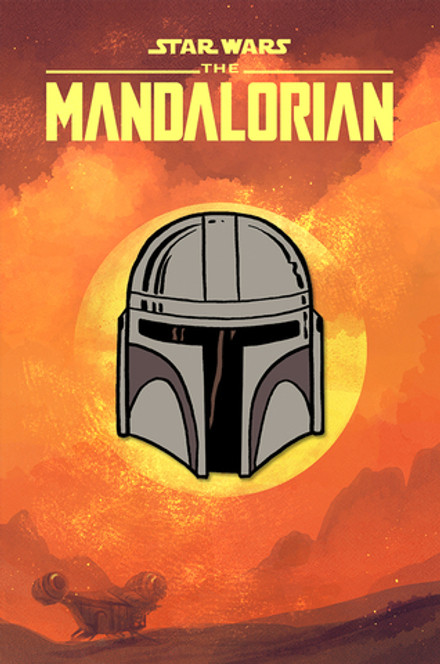Металлический пин "Star Wars The Mandalorian"