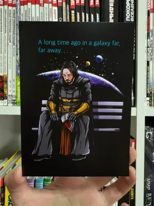 Открытка "Keanu Revan"