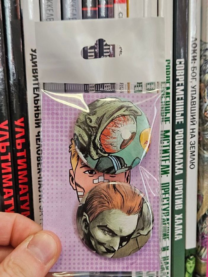 Набор значков из комикса Lucifer (2018) #2